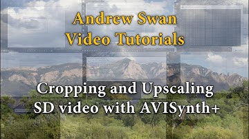 Cropping and Upscaling SD video with AVISynth+