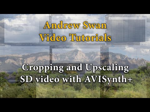 Cropping and Upscaling SD video with AVISynth+