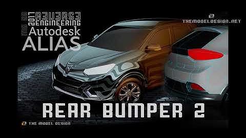 Detailed Explanation 3D Automotive Modeling Alias Tutorial Lesson 12 Rear Bumper 2