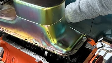 440 Mopar V8 Engine Rebuild Step 19- Oil Pan, Pickup, Windage Tray Install