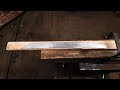 Tanto project: forging the bevels and profiling