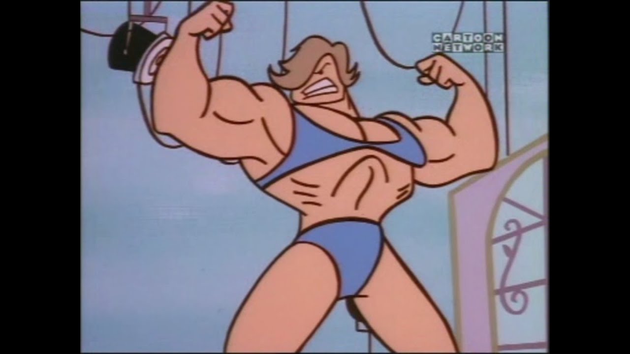 Female Muscle clip 195 - Johnny Bravo - YouTube