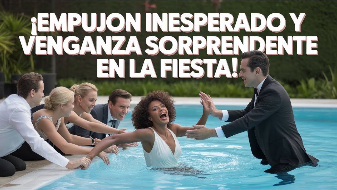 Invitados Blancos Empujan a Mujer Negra a la Piscina — Luego Llega Su Esposo, Dueño del Club