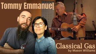 Tommy Emmanuel  Classical Gas [by Mason Williams] (REACTION) with my wife