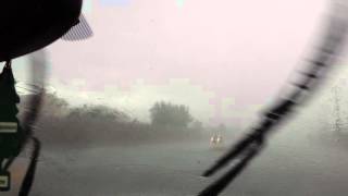 Desert Hail Storm El Paso, TX July 2015