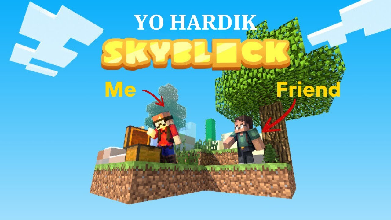 I Tried Minecraft Skyblock, With My Friend in Survival #1