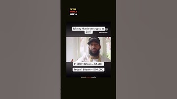 Nipsey Hussle On Crypto in 2017 #nerdmoneymafia #nipseyhussle  #cryptocurrency