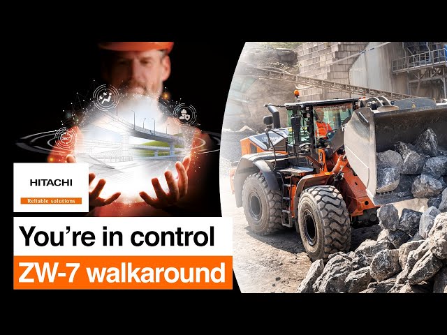 HITACHI ZAXIS 95US-7 & ZW310-7 セット（中型ホイールローダZW