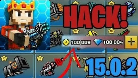 (No root) Pixel Gun 3D - Hack/Mod 15.0.2  Unlimited Coins And Gems, Level 38, All Guns WORKING 2018
