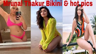Mrunal Thakur Hot Bikini & Hot Pics