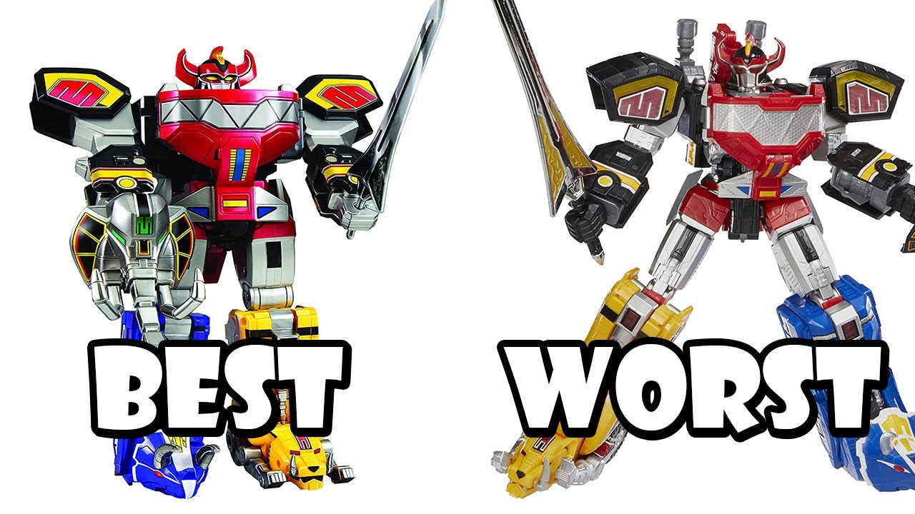 Every Main Release Dino Megazord Ranked Mighty Morphin Power Rangers