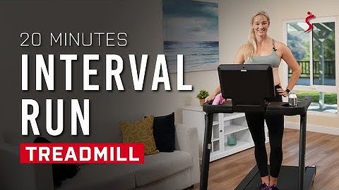 20-Minute Interval Treadmill Run:  Boost Your Speed