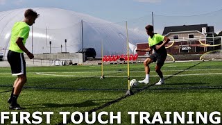 First Touch Training Drills | Full First Touch Training Session With Detailed Coaching Points