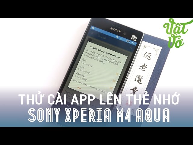 Vật Vờ - Sony Xperia M4 Aqua có cài được game, app lên thẻ nhớ không? - YouTube Vật Vờ - Sony Xperia M4 Aqua Có Cài Được Game, App Lên Thẻ Nhớ Không? - Youtube