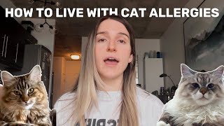 How I own 2 cats with allergies