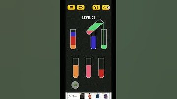 level 21 water sort puzzle walkthrough