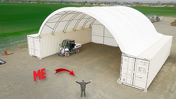 This Massive Container Canopy Was (Almost) Easy To Build