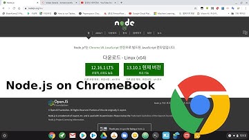 Install Nodejs on ChromeOS