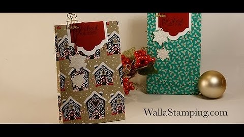 How To Make A Paper Bag - Using Stampin