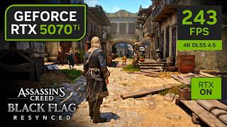 RTX 5070 Ti on Assassin's Creed Black Flag Resynced | 1080p, 1440p, 4K with DLSS 4.5!