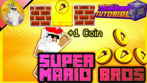How to create SUPER MARIO BROS. in Minecraft With Commands! [Minecraft Bedrock Command Tutorial]