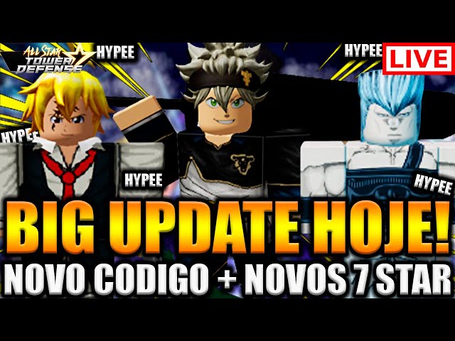 24 MEGA CÓDIGOS COM 14.000+ GEMAS NO NOVO UPDATE *OUTUBRO 2022* DO ALL STAR  TOWER DEFENSE - ROBLOX 