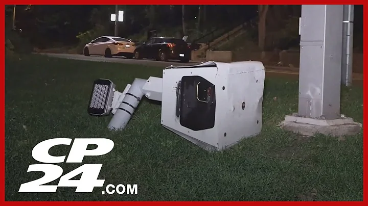 Suprise! Speed camera on Parkside Drive cut down for the seventh time