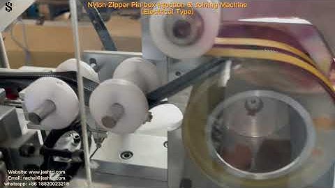 Nylon Zipper Pin-box Injection & Joining Machine HTD