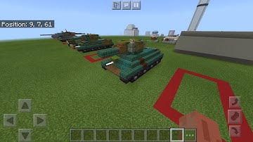 Minecraft T-34-76 model 1942 tutorial (1.5:1 scale