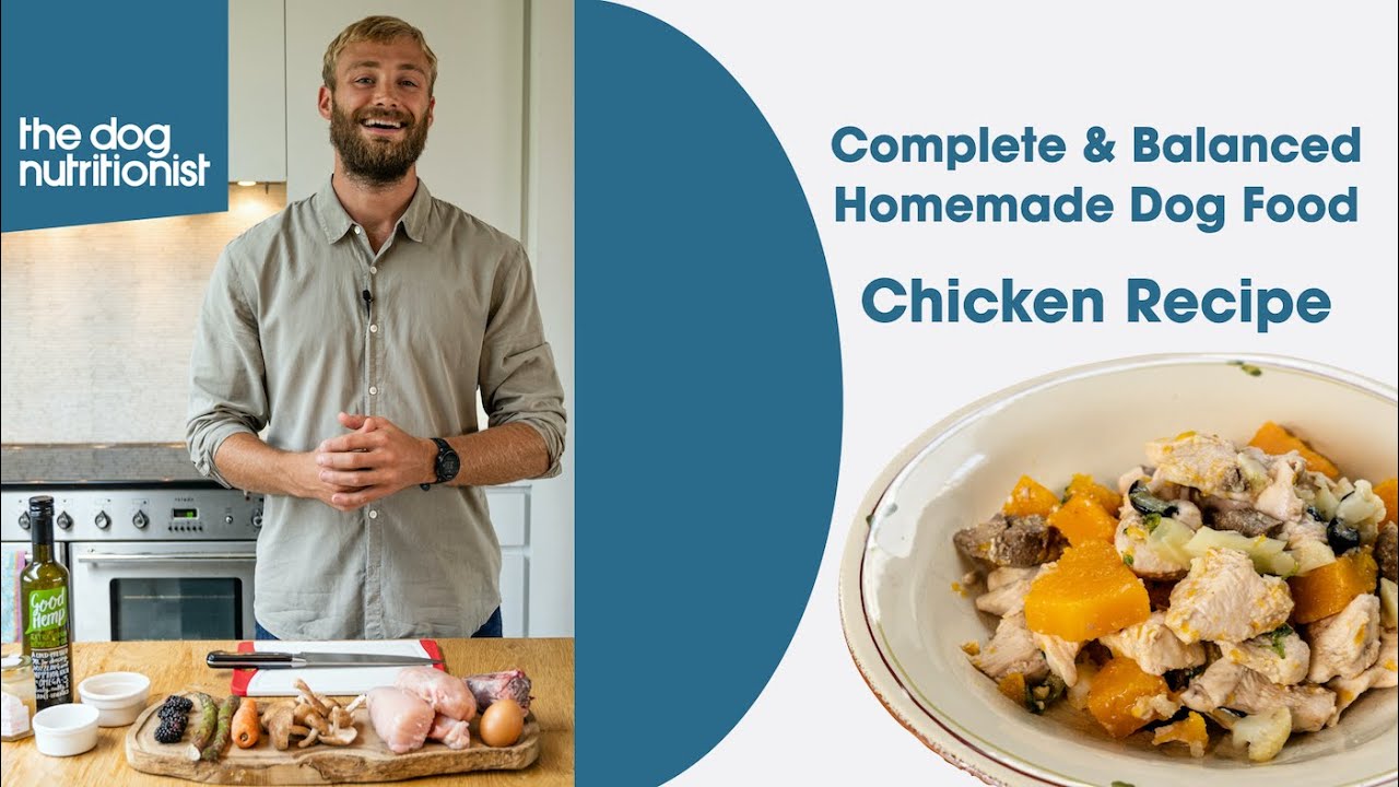 Chicken - Balanced & Complete Homemade Dog Food Recipe by The Dog  Nutritionist 