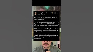 🚨(8/14/25): The man who threw a Subway sandwich at federal officers in DC was a DOJ employee.