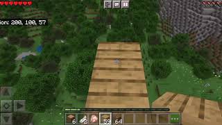 Trying To Speed Bridge In Minecraft