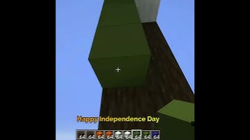 Minecraft Indian Flag Making (Happy Independence Day) #shorts#subscribe