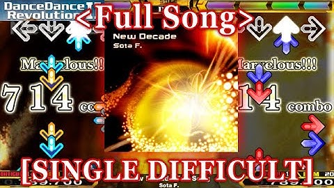 【DDR II (Wii)】New Decade (Full Song) [SINGLE DIFFICULT] 譜面確認＋クラップ
