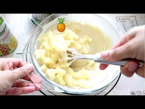 Ананасовый пирог за 30минут