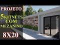 5 KITNETS COM MEZANINO 18m² | TERRENO 8X20