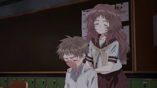 Mie Gives Komura A Shoulder Rub The Girl I Like Forgot Her Gles