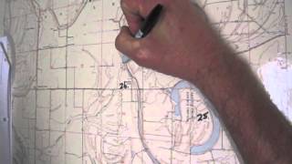 Determining the Township, Range, Section, and Quadrant of the Section: Keo, Arkansas