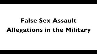 Defending False Sex Assault Allegations in the Military #shorts