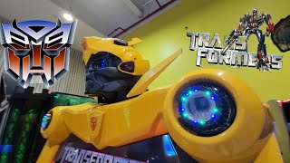 Epic Transformer Video Game Bumblebee and Optimus Prime Fun on Happyland