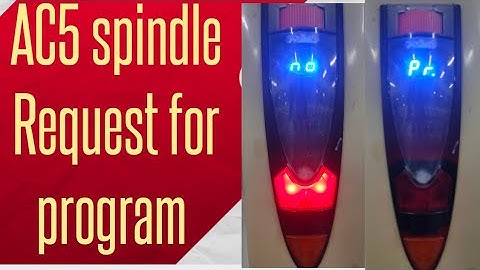 Autoconer AC5 spindle Request for program problem