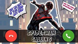 Fake Call Black Spiderman | Funny Phone Call Miles Morales