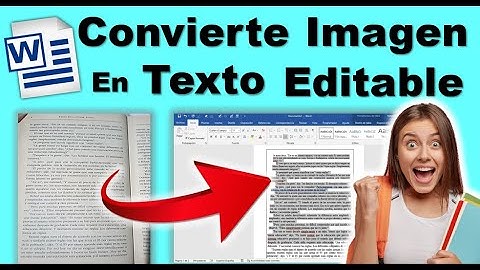 COMO CONVERTIR UNA IMAGEN A TEXTO EDITABLE EN WORD ( EN 5 MINUTOS )✅