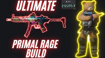 MOST OP PRIMAL RAGE FAST GUNNER SMG - ONCE HUMAN