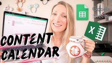 HOW TO MAKE A CONTENT CALENDAR FOR SOCIAL MEDIA IN EXCEL | Simple and Easy | Step by step tutorial