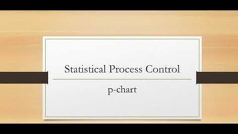 Statistical process Control III (p chart)