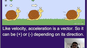 Motion: Acceleration & velocity vectors