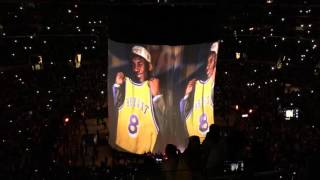 Kobe massive video tribute - final game (4\/13\/2016)