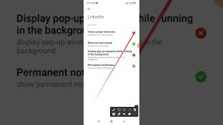 how to fix linkedin app home screen shortcut setting on android phone