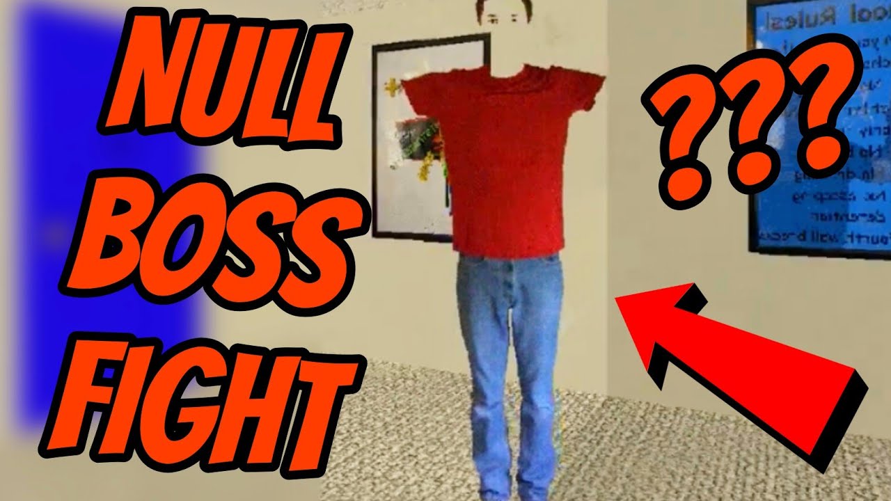 NULL BOSSFIGHT!!! - Baldi's Basics Classic Remastered #05 (Null Mode + New  Secret Ending) 